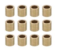 PATIKIL Entretoises en Laiton M4, 12 Pièces Entretoise Métallique en Laiton 4 mm ID x 6 mm OD x 6 mm L Entretoises en Laiton pour Vis de 5/32 pouce ou M4