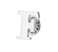 PATIKIL Épingles de Col de Lettre, Épingles de Broche de Lettre d'Alphabet Initial pour Femmes et Hommes, Chemise, Robe, Costumes, Col de Manteau, Ton Argent, Lettre F