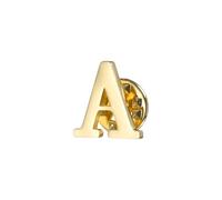 PATIKIL Épingles De Revers Lettres, Épingles De Col Initiale Alphabet Lettre A Broches Lettres Pour Femmes Hommes Chemise Robe Costaux Manteau Col, Ton Or, Lettre A