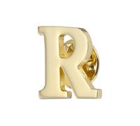 PATIKIL Épingles De Revers Lettres, Initiale Alphabet Lettre R Épingles De Col Épingles Broches Lettres Pour Femmes Hommes Chemise Robe Costauts Manteau Col, Ton Or, Lettre R