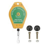 PATIKIL Équilibreur à ressort rétractable 3,3-6,6 livres 1,5-3 kg jaune | Équilibreur à ressort de palier d'outil, 4 pieds, Câble rétractable réglable, Porte-outil avec positionneur