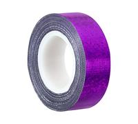 PATIKIL Étincelle Paillettes Ruban 15mm x 5m, 1 Paquet Holographique Art Prisme Masquage Rubans Autocollant pour Bricolage Art Artisanat Enveloppement Décoration, Violet