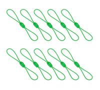 PATIKIL Fermeture Éclair Pulls, 10 pcs Remplacement pour Sac Dos Nylon Fermeture Tirs Onglet Fermeture Tags Cordon, Vestes, Sacs Main, Sacs Main, Vêtements, Vert