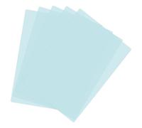 PATIKIL Feuille de Lecture Guidée de Taille A4, 5pcs Filtre de Gel d'Éclairage de Correction de Couleur Superposé Coloré Film Transparent pour Salle de Classe Studio Photo, Bleu Clair