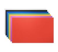 PATIKIL Feuille de métal en aluminium anodisé de 5x8 pouces, 7 pièces de plaques laser pour gravure 0,5MM mince rectangle pour l'artisanat DIY Maison Gravure Laser, 7 couleurs