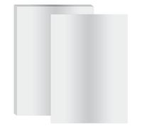 PATIKIL Feuille de Papier de Transfert à Chaud en Feuille d'Aluminium, 20 Feuilles de Papier de Transfert à Chaud A4 pour Cuir DIY Logo Décoration Artisanat Cadeau Emballage, Argent