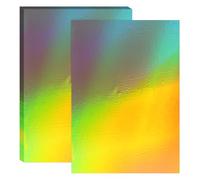 PATIKIL Feuille de Papier de Transfert à Chaud en Feuille de Papier de Transfert à Chaud de 11,7x8,3 Pouces, 20 Feuilles de Papier de Transfert à Chaud A4 pour Cuir DIY Logo, Or Laser