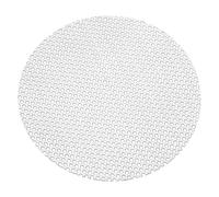 PATIKIL Feuille perforée en acier inoxydable 304 de 4" de diamètre, trou de 0,06" 19GA Mesh métallique expansé rond Plaques d'écran décoratives, ton argent