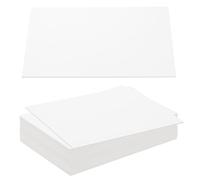 PATIKIL Feuilles de Carton 12x8x0.08, 20 Pièces de Carton Épais de 80Pt pour Reliure de Livres, Couverture de Reliure de Livres, Blanc