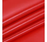 PATIKIL Feuilles de Cuir Pu de 29X17X0,03 Pouces, Feuille de Cuir Pu Grain Fausse Peau de Vache Colorée Douce pour La Réparation de Tissu de Réparation de Livre, L'Artisanat, Le Rouge