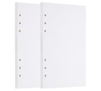 PATIKIL Feuilles de papier à points A5 pour classeur à anneaux 6 trous, 160 feuilles/320 pages, lignées