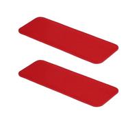 PATIKIL Feutre Base Façonneur 14x5 Pouces, 2pcs Sac Fond Façonneur Tampon Sac Main Doublure Planche Insert Arc Coin pour Sacs Main Fourre-Tout Sac Bandoulière Sac Dos, Rouge