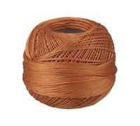 PATIKIL Fil de Crochet Taille 10 10g 120 Yards Marron Clair | Fil Dentelle Doux, Fil de Coton, Boules de Fil pour Machine à Coudre, pour Crocheter Frivolité Tricot Main Broderie Couture