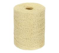 PATIKIL Fil de Raphia en Coton Naturel de 328 Yards, Ruban de Papier Raphia pour Chapeau de Soleil DIY, Sac de Plage, Emballage de Fil de Crochet, Tricot, Kaki