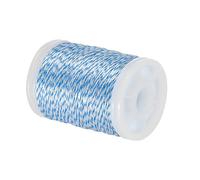 PATIKIL Fil de Servage 131 Verges / 120 m Fil de Corde Bleu/Blanc | pour corde de tir à l'arc, de tir à l'arc pour attacher la vue peep Nock Arc composé Recurve, 0,02" / 0,4 mm Dia