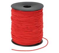 PATIKIL Fil Élastique pour Bracelets 109 Yards / 100m, Cordon Élastique 1.5mm pour Fabrication De Bijoux, Colliers, Perles Et Artisanat DIY, Rouge