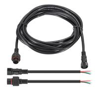 PATIKIL Fil Électronique Câble d'Extension Rallonge 5 Mètre 5 Broches 20AWG Étanche IP67 Rallonge avec 7.87" Mâle Femelle Câble pour Bande Lumineuse LED Solaire pour Bateau, Voiture, Noir