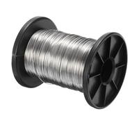 PATIKIL Fil en Acier Inoxydable 304, 100 Mètres, 0,6 mm, 22 Gauge, Fil de Bijoux Souple pour la Fabrication de Bijoux, Bracelets, Perles, Artisanat DIY, Argenté