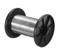 PATIKIL Fil en Acier Inoxydable 316, 100 Mètres, 0,2 mm de Diamètre, 32 Gauge, Fil de Bijoux, Fil de Bricolage pour la Fabrication de Bijoux, Bracelets, Perles, Artisanat, Argent