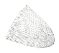 PATIKIL Filet de pêche de rechange en polyéthylène de 50 cm de diamètre pour la pêche en eau douce et en eau salée, gris