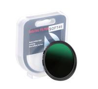 PATIKIL Filtre à brume de 49 mm, effet brouillard de diffusion douce, filtre d'objectif d'appareil photo, verre optique fin avec capuchon d'objectif pour vidéo Vlog Portrait Photographie, Noir