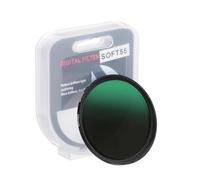 PATIKIL Filtre à brume de 55 mm, effet brouillard de diffusion douce, filtre d'objectif d'appareil photo, verre optique fin avec capuchon d'objectif pour vidéo Vlog Portrait Photographie, Noir