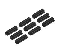PATIKIL Fléchettes Vol Protecteurs, Aluminium Alliage Fléchettes Accessoires Ailes Sauveurs pour Acier & Plastique Vols - 9 Lot (Noir)