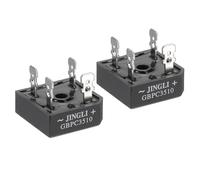 PATIKIL GBPC35-10 Diode Redresseuse, 2 Pcs Pont Redresseur 50A 1000V Diodes Électroniques au Silicium pour Convertir l'Énergie Ac en Énergie Dc, Noir