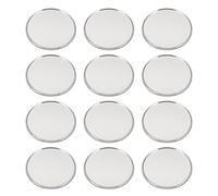 PATIKIL Golf Ball Marker 1 inch, 12 Pack Metal Blank Ball Markers Position Marking Disc Golf Divot Tool Accessory pour Men Women Golfers Table Games, Silver
