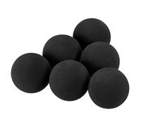 PATIKIL Golf Mousse Balles, 10 Paquet EVA Éponge 42mm Exercise Vol Swing Pratique pour Externe Interne Entraînement, Noir