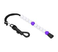 PATIKIL Golf Perles Score Compteur, Golf Course Compteur Perles avec Clips Golf Accessoires pour Femmes Hommes Golfeur Coups Nombre, Blanc/Violet