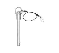 PATIKIL Goupille à dégagement rapide 12 x 90 mm, goupilles de sécurité en acier inoxydable 304 avec bouton pour empêcher la perte de la corde, 25,4 cm