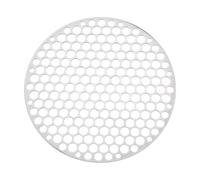 PATIKIL Grille De Barbecue Ronde De 18cm, Grille Circulaire en Acier Inoxydable De 7" pour Barbecue avec Trous Ronds, Filet De Cuisson Rond pour en Plein Air, Fêtes À La Maison Et Réunions