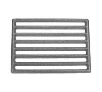 PATIKIL Grille De Feu en Fonte, Grille De BBQ Rectangulaire 8.4" De Remplacement, Plaque De Charbon À Haute Température, pour Accessoires De Cuisson avec 6 Fentes.