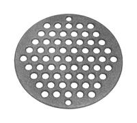 PATIKIL Grille De Feu en Fonte, Grille De BBQ Remplaçante À Trou Rond De 7.4 Pouces, Plaque À Charbon Haute Température, Grille De Fond De Feu, Accessoires De Cuisson 6 Fentes