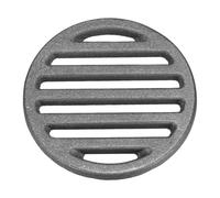 PATIKIL Grille De Feu en Fonte, Grille Ronde De BBQ De 3.9 Pouces De Remplacement, Plaque De Charbon De Haute Température pour Cuisson.
