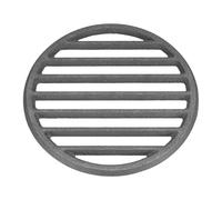 PATIKIL Grille De Feu en Fonte, Grille Ronde De BBQ De 8,6 Pouces Remplacement Plaque À Charbon Haute Température Grille De Fond Accessoire De Cuisson 6 Fentes pour Grillades Barbecue