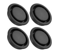 PATIKIL Grille De Ventilation Ronde Plastique 50mm/2" Noir 4 Pcs | Bouche D'Aération, Pour Plafond Mur Conduit Armoire Placard Dressing