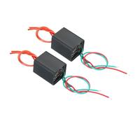 PATIKIL Haute Tension Générateur, 2 pcs DC 3-6V 20KV Augmenterer Intensification Puissance Alimentation Module Arc Tension Transformationateur pour Scientifique Expérience, Noir