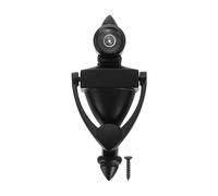 PATIKIL Heurtoir Porte 9/16" avec Judas, 1pcs 180 Degrés Judas Porte Construction Moulée Sous Pression avec Judas Convient Trous Porte 1-3/8 pouces 2-3/8 pouces pour Maison, Noir