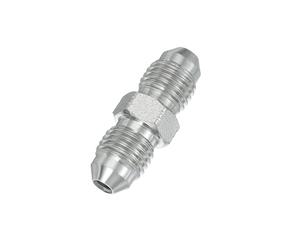 PATIKIL Hex Reducing Nipple Connectors Pipe Adapter 7/16" Male 37° Flare JIC x 7/16" BSPT Male Straight Adapter, Raccord De Réduction Hexagonal En Acier Plaqué Pour Systèmes Hydrauliques
