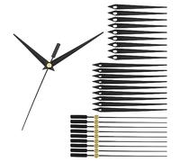 PATIKIL Horloge Aiguilles Trousse 10 Ensemble Aluminium Mouvement Noir A01 | Mécanisme Mur Horloge Aiguilles Pièces Remplacement pour Mur Horloge DIY