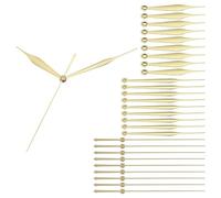 PATIKIL Horloge Aiguilles Trousse, 10 Ensemble Horloge Aiguilles Trousses Horloge Mécanisme Mouvement Aluminium Mur Horloge Aiguilles Pièces Remplacement pour Mur Horloge DIY, Or, A09