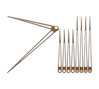 PATIKIL Horloge Aiguilles Trousse, 5 Ensemble Bois Horloge Mécanisme Mouvement Mur Horloge Aiguilles Pièces Remplacement pour 14 Pouce Mur Horloge Réparation DIY Maison Art décoratif, F1