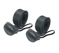 PATIKIL Housse Canne à pêche 75 Pouces, 2 pièces Protection Manche Canne à pêche Maille tressée pour Canne à pêche à Mouche, Canne à pêche à turlutte, Canne à pêche à Glace, Gris foncé