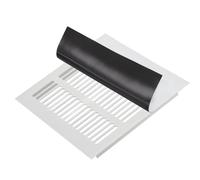 PATIKIL Housse magnétique pour grille d'aération de sol, mur, grille d'aération pour maison, camping-car, chauffage, chauffage, four - 34,8 x 34,8 cm, blanc