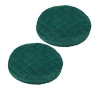 PATIKIL Housses De Tabouret Rondes, 2 Pièces Housses Élastiques pour Tabouret De Bar Lavables Coussin De Tabouret Housse Élastique pour Chaise De Bar Adaptée Aux De 10-13 Pouces, Vert