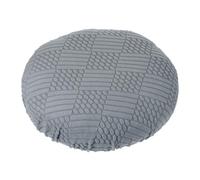 PATIKIL Housses De Tabouret Rondes, Housses De Tabouret Élastiques Lavables Coussin De Tabouret Housse De Siège Élastique pour Chaise De 14-18 Pouces, Gris Foncé