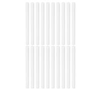 PATIKIL Humidificateur Coton Filtre Bâtons, 20 pcs Recharge Bâtons Filtre Mèches Remplacement pour USB Mini Humidificateurs Portable Diffuseur (3.94'' X 0.28''), Blanc
