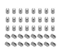 PATIKIL Insert Fileté Auto-Taraudeurs, 40 Pcs M2 x M4.5 x 6mm Acier Inoxydable 303 Filetage Adaptateur Réducteur Vis à Fente Inserts de Réparation Écrous Manchon